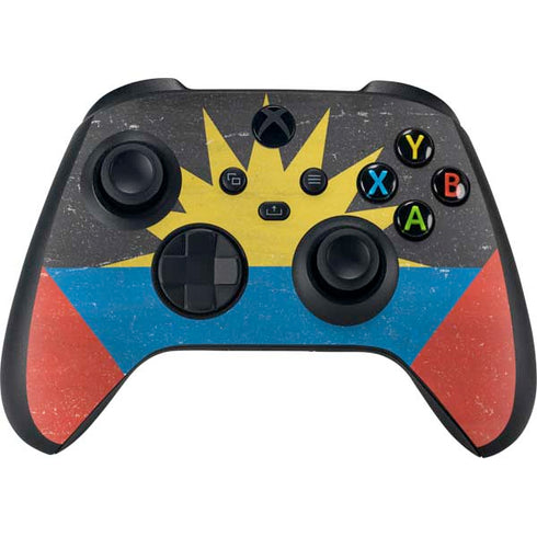 Antigua and Barbuda Flag Distressed Xbox Series X Bundle Skin